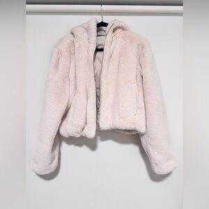 Zara Cream Teddy Jacket